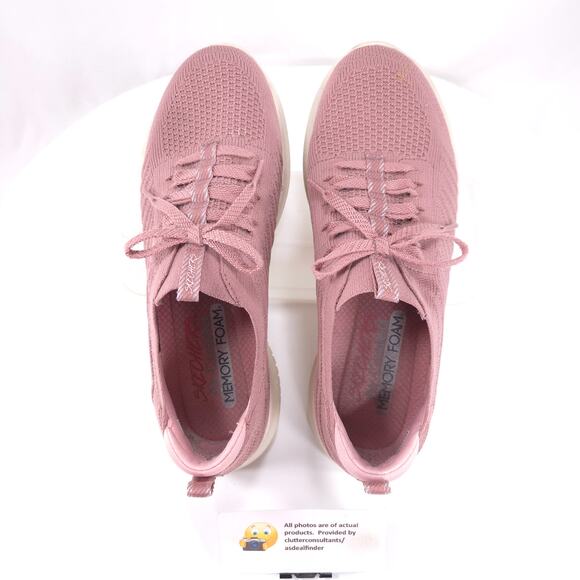 Skechers Ultra Flex Lace Up Athletic Walking Shoe Womens Size 8.5 149682 Mauve - Picture 6 of 9